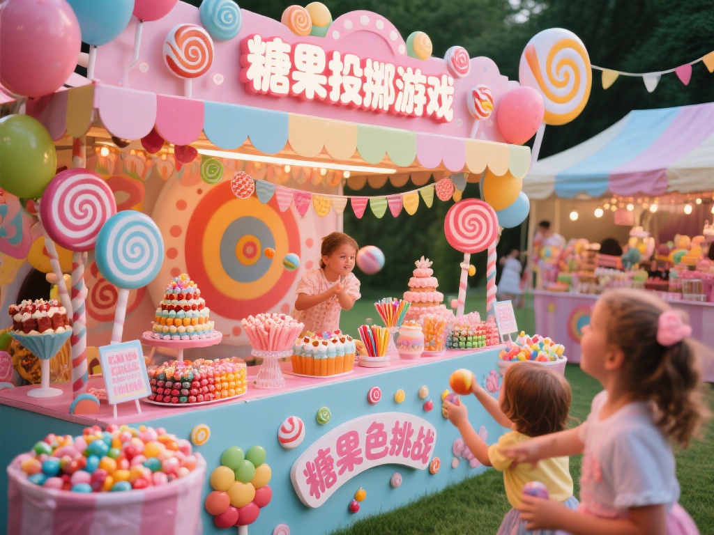糖果派对摊位的独特魅力
一个成功的糖果派对摊位不