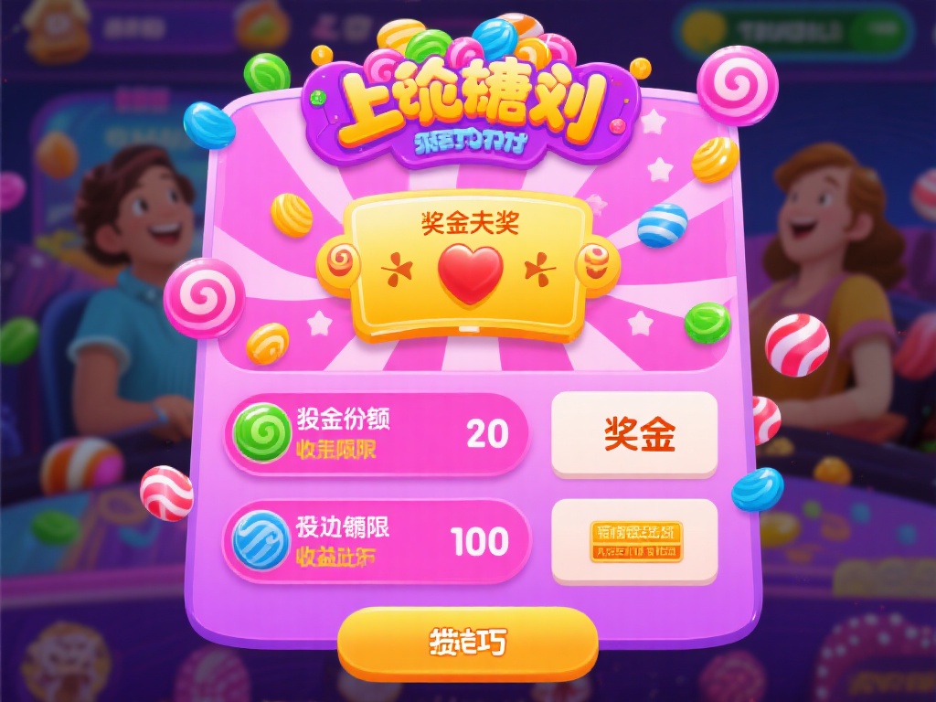 在糖果派对游戏中，不同的投注额度对应不同的奖金上限