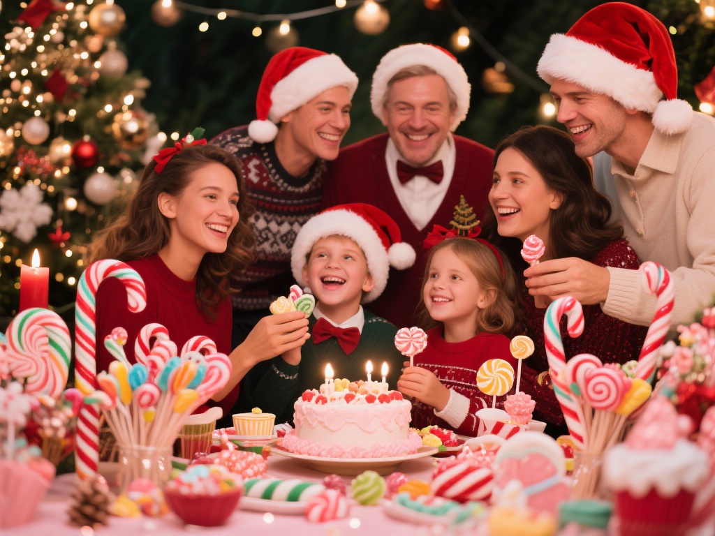 梦幻圣诞糖果派对狂欢夜的奇幻之旅